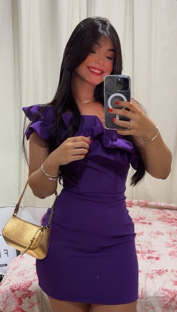 Sexy Purple Tight Homecoming Dress,Mini Prom Dresses      fg5102