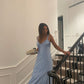 Sexy Light Blue Long Prom Dresses , Evening Gown    fg5128